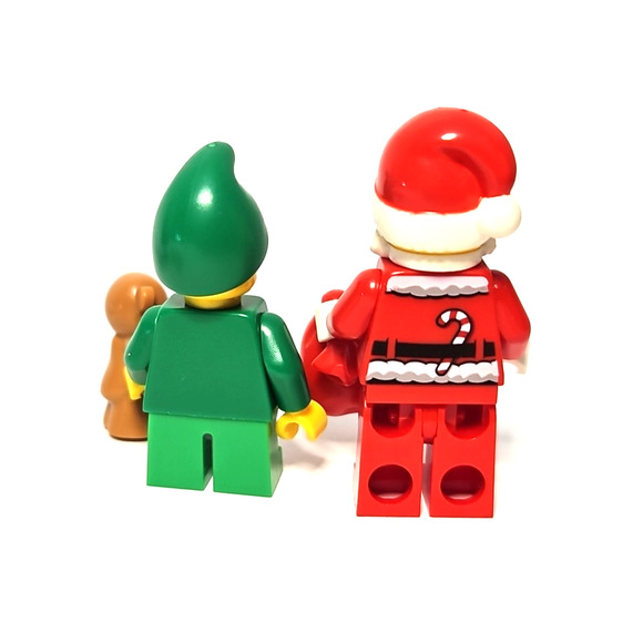 Lego Seasonal Minifigure Lot Santa Claus Elf Figures Christmas Tree Presents - Picture 3 of 4